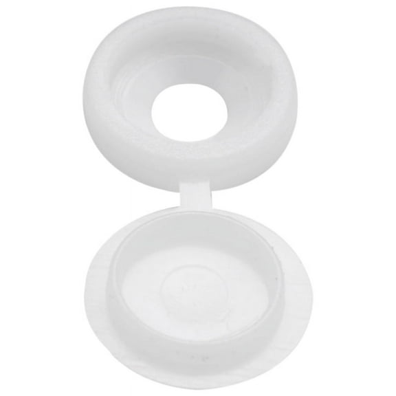 200 Pcs Screw Cap Plastic Hinged Screw Covers Screw Cover Caps Replacement Screw Decorative Covers (White)