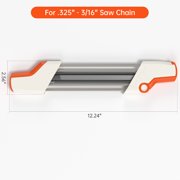2 IN 1 Chainsaw Teeth Quick Sharpener File For STIHL .325 4.8mm Chain