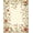 Ivory, Pattern 2, variant on Flatwoven High Traffic Area Rug, Elegant Provincial Hand Hooked Runner with Botanical Garden Motifs, Non Slip, Stain Resistant, Washable Area Rugs for Living Room, Bedroom(Beige, 2X3)