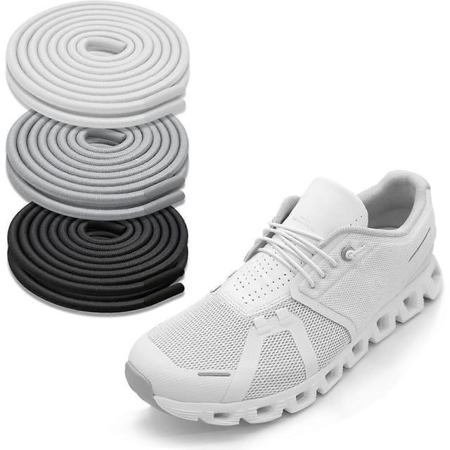 Compatible with ON Cloud 5 running shoes elastic laces, elastic and thin