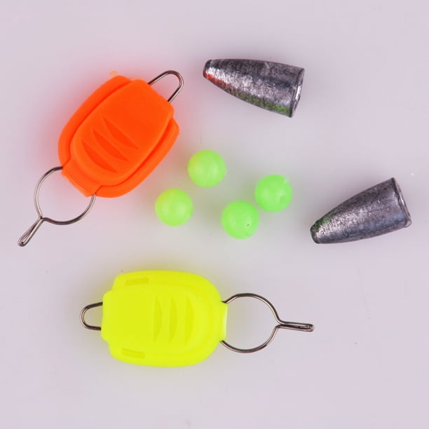 Fishing Accessories 100pcs Fishing Kit Hard Soft Bait Lure Fishhooks Tools Tackle Box Set For Saltwater & Freshwater Fishing Color:transparent Generic
