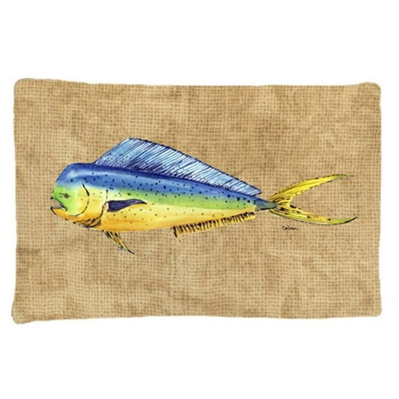 20.5 x 30 in. Dolphin Mahi Mahi Moisture Wicking Fabric Standard Pillow Case