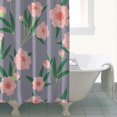 thumbnail image 5 of Waterproof Pioneer Shower Curtain 72x84 Inch Polyester Unique Cute Floral Shower Curtain for Bathroom Hotel Home Decor with 12 Plastic Hooks, 5 of 5
