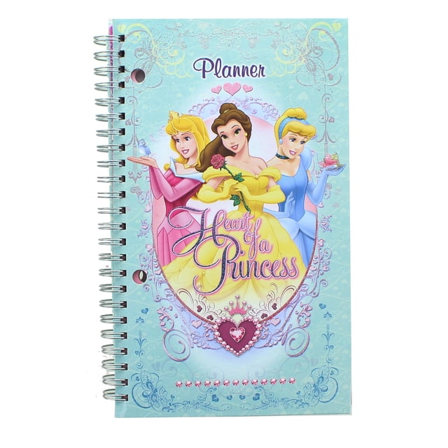 Planificador Disney Princess con pegatinas e ilustraciones