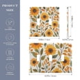 thumbnail image 2 of Yayeee Toggle Light Switch Wall Plate 3-Gang 6.37"x4.48" Decorative Outlet Cover, Watercolor Sunflowers, 2 of 7