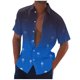 thumbnail image 2 of Blusa y camisa de manga corta con cuello vuelto Camisa casual para hombre Camisa de bolos vintage de manga corta Camisas de verano de playa cubana Camisa con botones Blusa para hombre Poliéster, 2 of 5