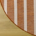thumbnail image 4 of Nourison Positano 6' x Round Terracotta Ivory Modern Rug, 4 of 10