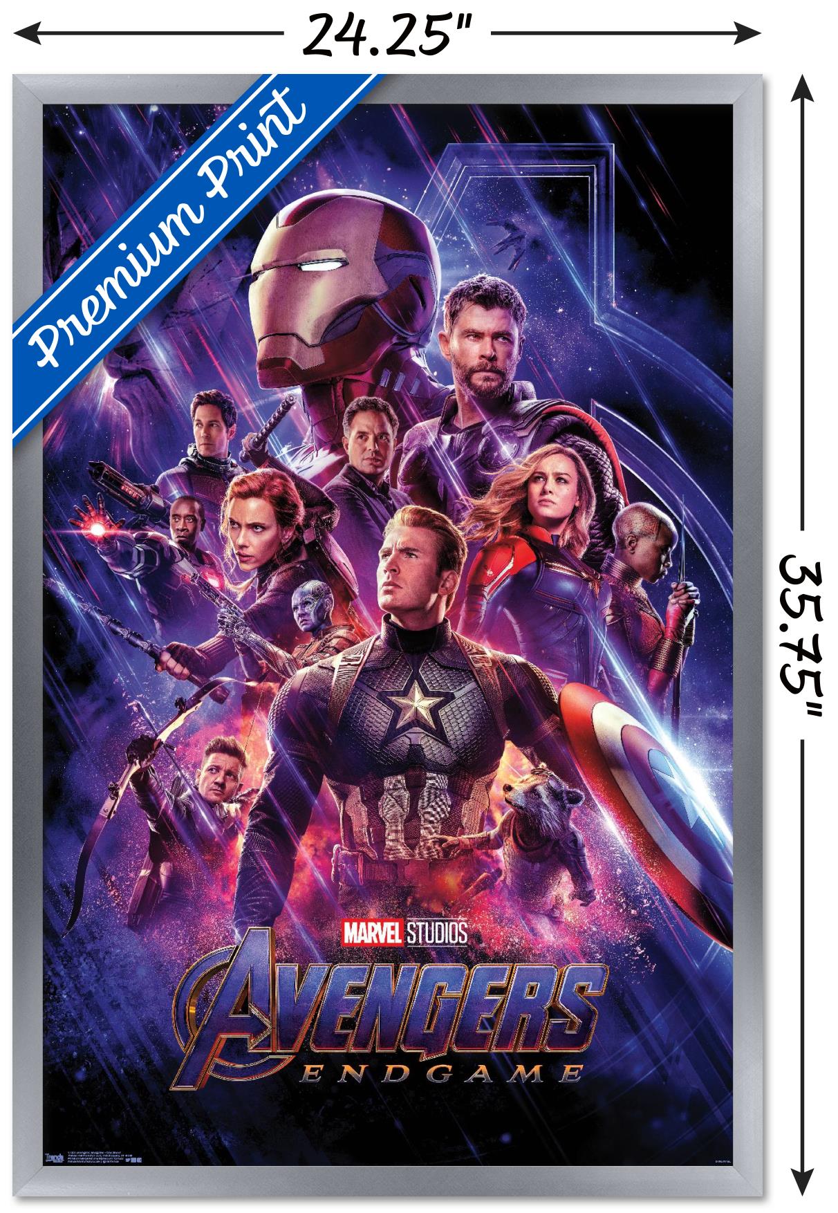 Marvel Avengers Endgame Movie Poster - Satin Paper Print (A5, A4, A3, A2, A1, MAXI 481)