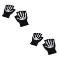 thumbnail image 1 of Greeniant Manoplas de Halloween tejidas Unisex deportes guantes sin dedos protectores de manos mujeres luminosas oscuras Cosplay niñas ciclismo Tipo 1 2Conjunto, 1 of 6