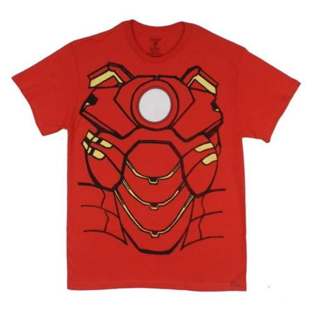 Iron Man Movie 3 Armor Costume Marvel Comics Adult T-Shirt