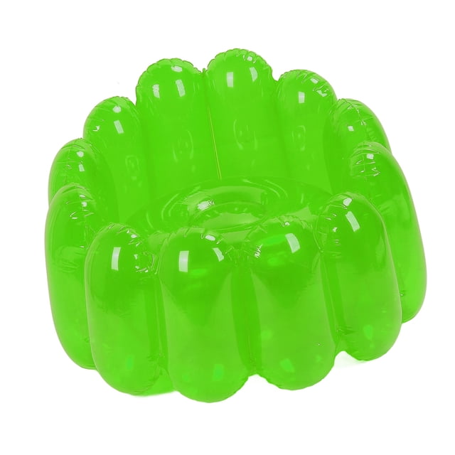 Asiento De Sofá Inflable Transparente, Silla Inflable De PVC, Color Caramelo Transparente, Asiento De Sofá Portátil Para Exteriores, Para El Hogar, Sala De Estar, Dormitorio,