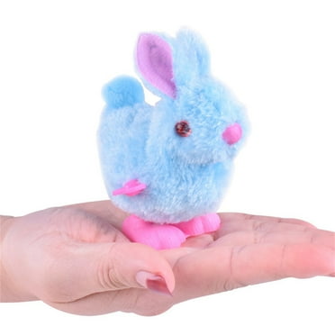 Pompotops Bunny Jumping Chick Wind Up Toys Novelty Chicken Hopping Windup Toy for Kids Toddlers Easter Egg Basket Stocking Stuffers Party Favors Goody Bag Fillers Birthdays Gifts