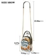 thumbnail image 2 of FORMRS Crossbody Bag for Women Quilted Travel Shoulder Cell Phone Purse with Chain Strap Handbag, Autumn Day with Cocoa Pattern, 2 of 7