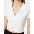 thumbnail image 3 of Crop Polo T-Shirt, 3 of 6