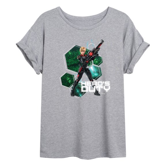 Disney Wreck It Ralph - Sergeant Tammy Hero's Duty - Women's Oversized T-Shirt