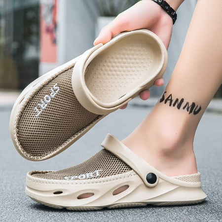 

Mens Shoes Breathable Summer Beach Sandals Sports Sandals Adjustable Slide Slip-on Outdoor Beach Slippers