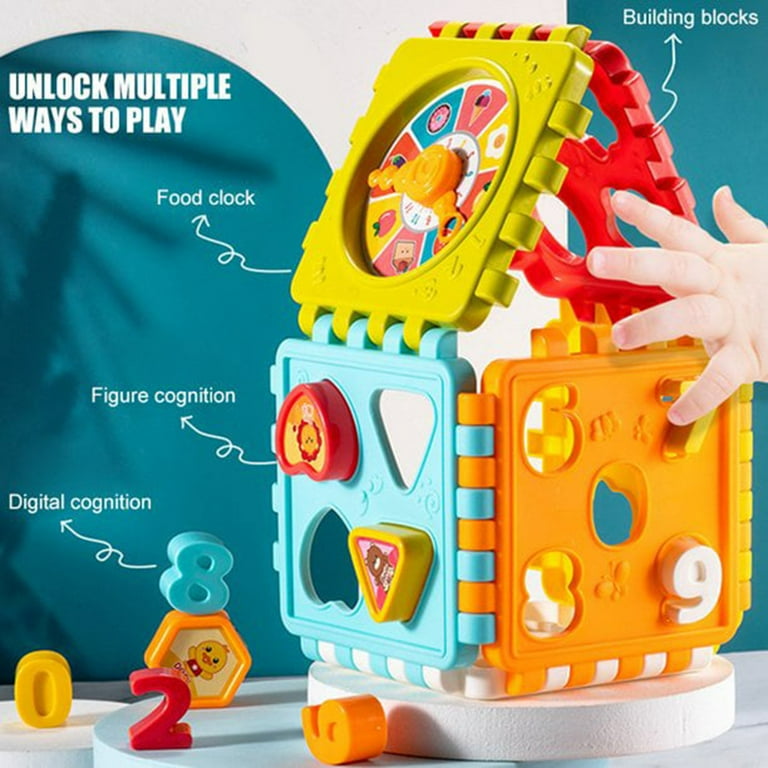 Mix Fun Activity 知育玩具 6in1 Amazon.com: Wooden Activity