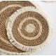 thumbnail image 1 of Estera de paja redonda simple, estera aislante para el hogar, estera creativa a juego con colores, mesa de comedor simple, estera de comida occidental, 1 of 6