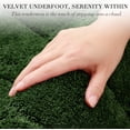 thumbnail image 5 of Bsicpro Bath Mat,Non Slip,Soft Absorbent,3D Textured Decorative Bathroom Floor Mat,Machine Washable,59"x24" Forest Green, 5 of 6