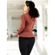 thumbnail image 3 of Set De Dos Suéteres Cárdigan De Manga Larga Cuello Cierre y Capucha Casual Mujer Sweater, 3 of 5