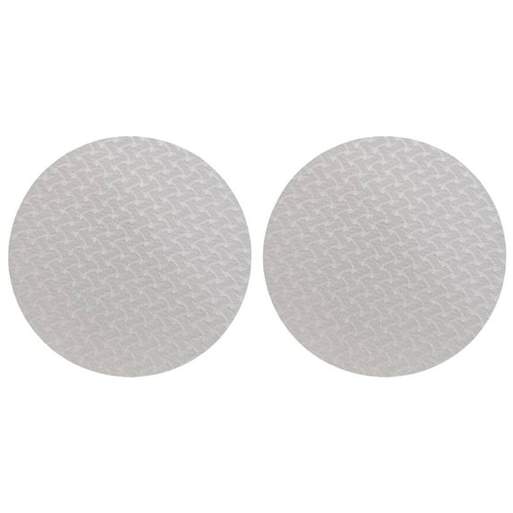Mightlink 2Pcs Yoga Mats Super Soft Ultra-Thick Reusable Non-Fading Non-slip Elbow Protection TPE Yoga Round Knee Pad Elbow Support Cushion for Home
