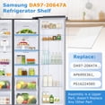 thumbnail image 3 of Repuesto de estante de vidrio para refrigerador Samsung DA97-20647A, 3 of 7