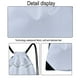 thumbnail image 3 of Mochila de gimnasio con cordón Bolsa de hilo - Nylon impermeable Bolsa de almacenamiento de equipo grande Compras Natación Viajes Deporte Entrenamiento Playa Saco con cincha para mujeres, hombres y, 3 of 6