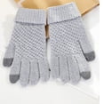 thumbnail image 4 of Moocorvic Winter Warm Gloves Men Women, Touch Screen Thermal Knit Gloves for Cold Weather Outdoors,Gray, 4 of 9