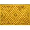 thumbnail image 1 of Ahgly Company Machine Washable Indoor Rectangle Southwestern Yellow Country Area Rugs, 2' x 3', 1 of 4
