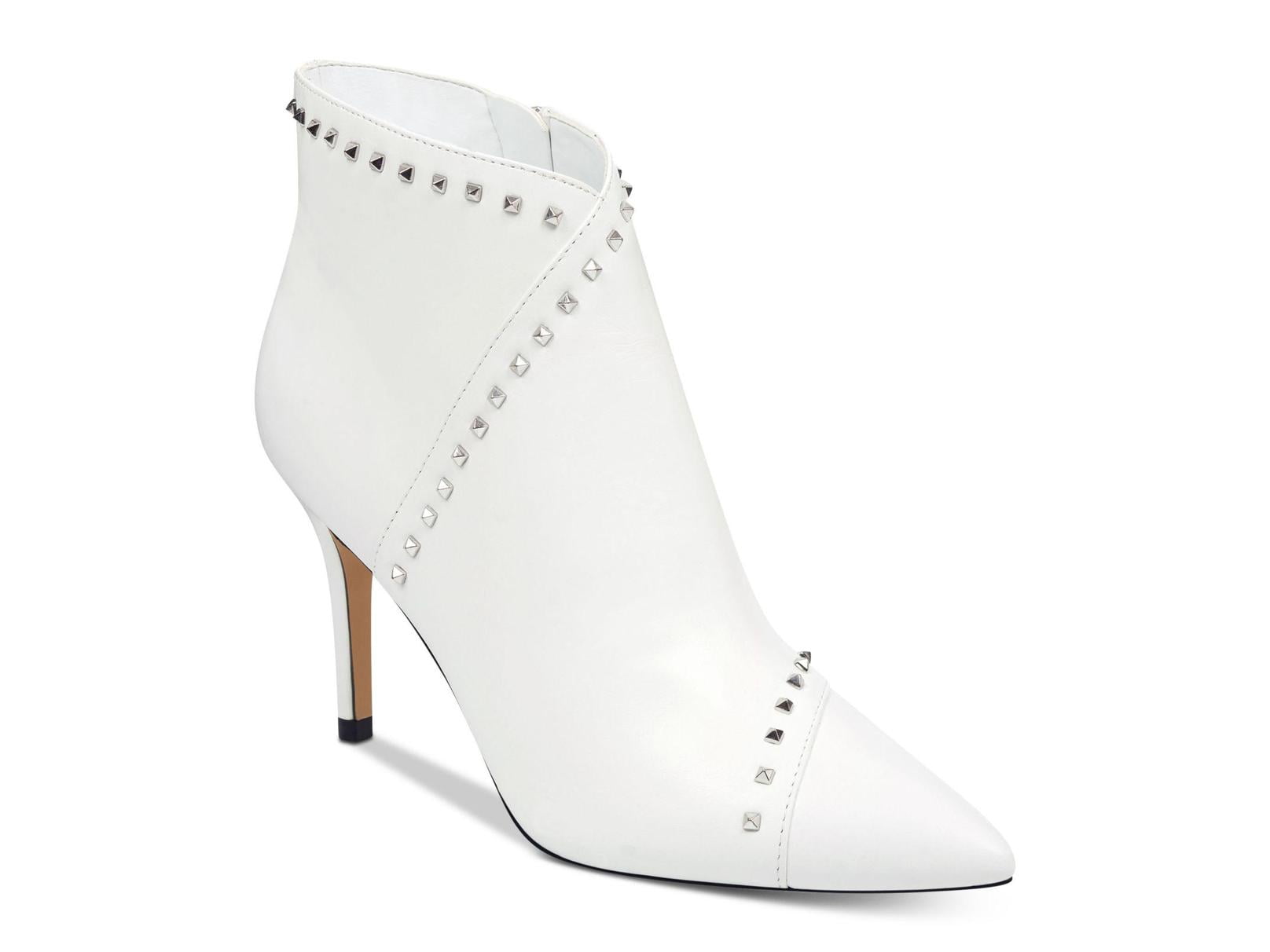 white marc fisher booties