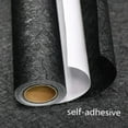 thumbnail image 2 of 15.7" X 118" Black Silk Wallpaper Embossed Self Adhesive Peel and Stick Wallpaper Contact Paper Removable Waterproof Kitchen Vinyl Wrap Cabinet Furniture Textured Renter Friendly Wall Gift Paper, 2 of 9