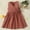 Red, variant on Toddler Girl Dress Summer Sleeveless Linen Cotton Dress Bow Kids Casual Dresses Clothes