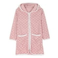 thumbnail image 2 of BRGZLK Soft Comfortable Warm With Drawstring Pocket Bathrobe Pink 2-3 Years, 2 of 8