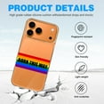 thumbnail image 4 of Case For Apple iPhone Air / 17 Pro / 17 Pro Max Series Case, Slim Thin Transparent Flexible Clear TPU Shockproof Phone Case For iPhone 17 Series, BORN THIS WAY 3, 4 of 6