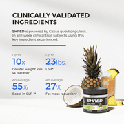 Zantrex Shred - 200mg Caffeine - GLP-1 Support - Intense Energy - Hydration - Colada Kick - 30 servings