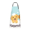 thumbnail image 2 of Lsque Cute Dog In Bathtub1 Waterproof Apron Chef Aprons for Men Heavy Duty Chemical Work Apron Extra Long Grilling Aprons with Adjustable Bib Apron, 2 of 9