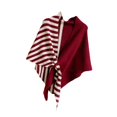 thumbnail image 4 of Bufanda de rayas para mujer, fácil de cuidar, ideal para climas fríos, invierno y otoño. rojo, 4 of 7