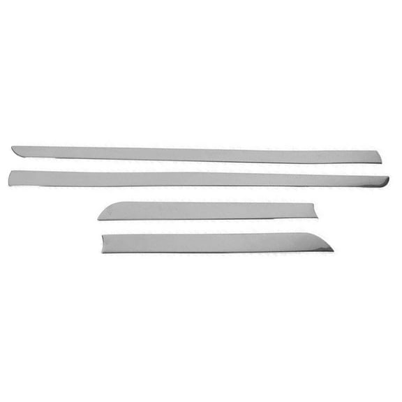OMAC Side Door Molding Trim for Honda Civic 2012-2015 Sedan Stainless Steel Silver 4x