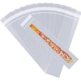thumbnail image 1 of Voikinfo 100 Pcs Sacs en Cellophane Transparents Refermables 4 Pouces x 10 Pouces Longs Sacs à Friandises Auto-Scellants Sacs à Biscuits avec Rabat Adhésif Emballage Cadeau Sacs en Polyéthylène Emballage Plastique 1,4 mil, 1 of 7