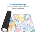 thumbnail image 4 of Bingfone Zebra Colourful Large Gaming Mouse Pad,Extended Desk Mousepad With Stitched Edges,Non-Slip Base,Water Resist Keyboard Pad For Gamer, Office & Home, 29.5 X 16 In, 4 of 9