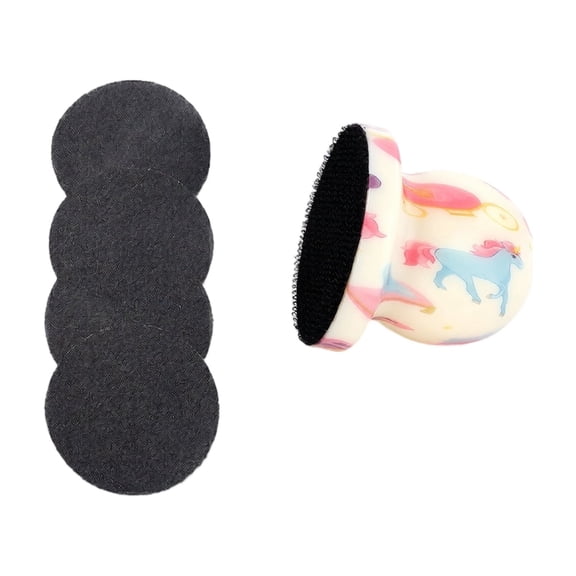 Pet Nail Grinder Removable with 1 Grinder Base and 4 Replacement Grinding Pads Gentle Ergonomic Nail Trimming Tool for Dogs and Cats Washable Portable Home Grooming Use