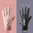 thumbnail image 2 of HUGFEGWE Gants d'Hiver Imperméables avec Doublure en Polaire pour Temps Froid, Gants Chauds Coupe-Vent pour Neige Course Cyclisme Conduite CJB91-131587, 2 of 8