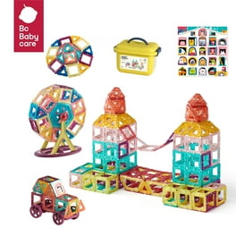 MAGNA TILES Magnetic Building Blocks 2 Piece Car Set Purple Red Learning Toys for Kids Walmart