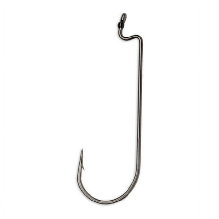 UPC: 0043193113188 | VMC Worm Hook 2/0 Black Nickel 6 pcs
