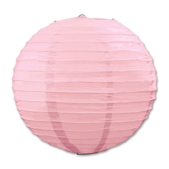 Beistle 9 1/2" Paper Lantern Pink 6/Pack 54570-P