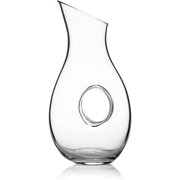 Crescendo 48 Ounce Carafe, Crystal SON-hyx Glass, Made In Italy.