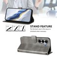 thumbnail image 3 of For Samsung Galaxy A37 5G 6.7inch Phone Case Wallet, Flip Leather TPU Cover with Card Holder Wrist Strap Shockproof Phone Case,Grey,For Galaxy A37 5G, 3 of 7