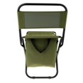 thumbnail image 4 of Silla plegable portátil ligera Zulema con bolsa refrigeradora con respaldo verde, 4 of 8