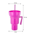 thumbnail image 3 of Vaso Botanero Way to Celebrate de Plástico Popote 1 Litro, 3 of 4