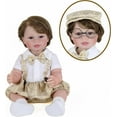 thumbnail image 6 of Aldyok Charlie Brooks 22-inch Full Vinyl Reborn Baby Boy Doll, 6 of 7